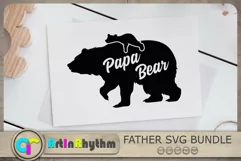 Papa Bear Svg, Father's Day Svg, Dad Svg, Bear Svg Product Image 2