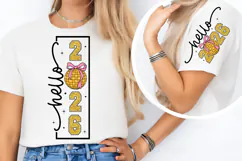 Happy New Year 2026 PNG, Trendy New Years 2026, New Year PNG Product Image 3