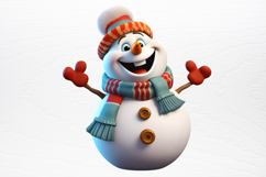 Funny Snowman Sublimation PNG Product Image 3