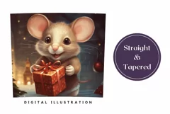 Christmas Tumbler Sublimation, Christmas Mouse Tumbler PNG Product Image 3