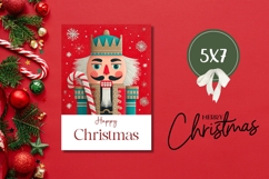 Christmas Nutcracker Greeting Card, Christmas Card Design Product Image 3