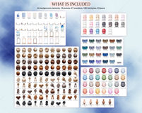 Winter Dreams Clipart Portrait Creator Product Image 3