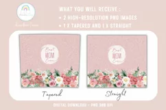 Mother's Day Tumbler Wrap Tumbler Sublimation Design PNG Product Image 2