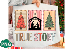 True Story PNG, Christian Christmas PNG Product Image 1