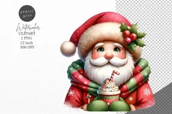 Christmas clipart, Santa clipart, Winter clipart Product Image 1