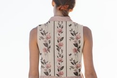 10 Ivory Floral Damask Seamless Digital Paper For Download Product Image 3