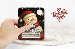 Watercolor Snowman Money Card, Christmas Gift Card Designs Product Image 3