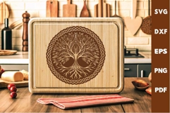 Tree of life SVG, Engraving Laser Cutting board SVG Product Image 2