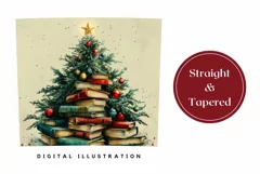 Christmas Tree Tumbler Wrap, Christmas Tumbler Template Product Image 3