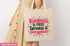 Kindness is Free PNG, Retro Positive Sublimation PNG Product Image 3