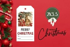 Christmas Animals Gift Tag, Winter Animals Gift Tags Product Image 3