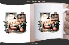 Book nook png design for T-shirts Product Image 3