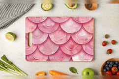 Pink Mermaid Scales Cutting Boards sublimation Designs Product Image 3