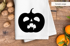 Drooling Jack O Lantern Pumpkin SVG Product Image 3