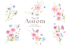 Watercolor flowers - Aurora Product Image 3