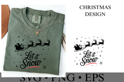 Let it Snow Svg | Christmas svg | Shirt Svg Product Image 3