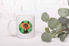 Summer Doberman Dog Illustration, Funny Doberman Dog PNG Product Image 3