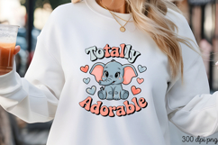 Totally Adorable PNG, Baby Animal Nursery Sublimation PNG Product Image 3