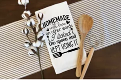 Homemade with love on other words i licked the spoon and kep Product Image 3