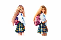 Back to school clipart, Black girl clipart, Teacher clipart Product Image 5