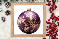 Christmas Bauble Sublimation Clipart, Christmas Bauble Product Image 3