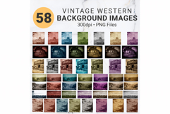 58 Vintage Western Digital Backgrounds Outlaw Scenery Product Image 6