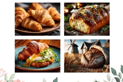 Bread Cutting Board, Breakfast Cutting Board, Food PNG Product Image 3