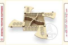 Box Organizer v13 - laser cut file - Glowforge ready SVG Product Image 3