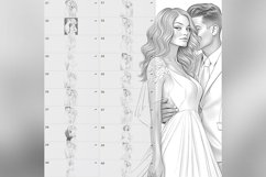 45 Procreate Wedding Couple Stamp Brushes Product Image 5