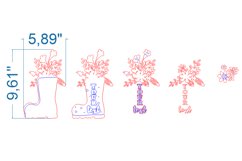 Spring SVG laser cut files for Glowforge Product Image 3