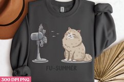 Fu summer PNG, Funny Cat Lover Sublimat Product Image 3