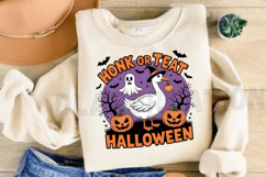 Funny Halloween Goose Sublimation PNG Design Product Image 3