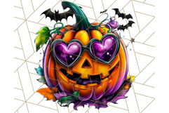 Pumpkin Party Halloween Clipart PNG, Cute Spooky Elements Product Image 3