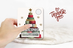 Abstract Christmas Tree Money Cards, Christmas Money Card Product Image 3