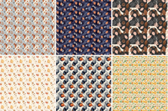 Autumn Seamless Digital Paper,Cozy Fall Pumpkin Leaf Pattern Product Image 3