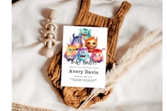 Baby Shower Invitation Template 207 Product Image 3