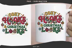 Christmas crochet png design for T-shirts Product Image 3