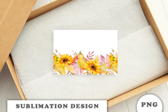 Watercolor Autumn Border png Product Image 3