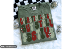 Funny Christmas PNG | Mom Christmas PNG | Overstimulated PNG Product Image 1