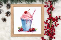 Pastel Christmas Coffee Cup Sublimation, Christmas Clipart Product Image 3