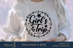 Girl's Trip Spring Break Svg Png Sublimation|Summer Reunion Product Image 3