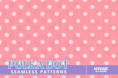 Coquette Easter Polka Dot Seamless Pattern Surface PNG DTF Product Image 1