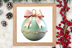 Pastel Christmas Shublimation Clipart, Pastel Christmas Clip Product Image 3