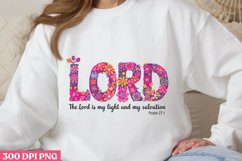 LORD The Lord is my PNG, Christian Sublimation PNG Product Image 3