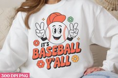 It&#039;s baseball y&#039;all PNG,Retro Baseball Png Product Image 3