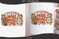 Christmas crochet png design for T-shirts Product Image 3