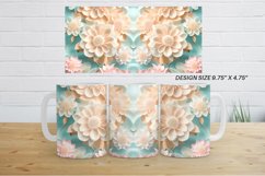3D Flower Quiling Pastel| Mug sublimation design Product Image 5
