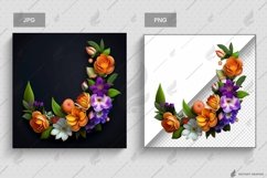 Beautiful Decorated Floral Corner Generetive AI Product Image 1