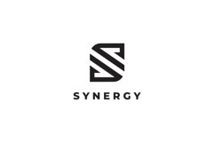 Synergy Letter S logo design vector template Product Image 3