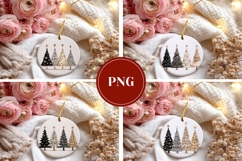 Boho Christmas Tree Ornament Designs, Christmas Gift Tags Product Image 3